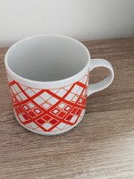 Alföldi geometriai mintás porcelán bögre, pohár