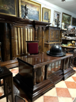 Monumental Classic Complete Office Set; Cabinet - Desk - Armchair