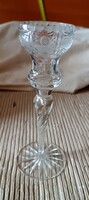 Lead crystal candle holder