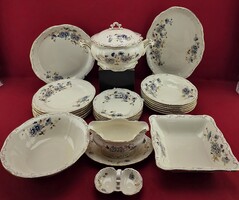Zsolnay Cornflower Pattern 6-Person Dinnerware Set