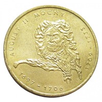Poland, 2 zloty 2002 - Polish kings and princes - Augustus II aUNC+ alloy