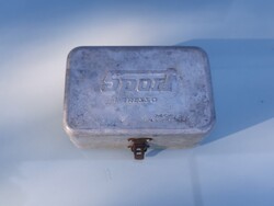 Retro Sport Presso camping coffee maker set empty metal box, Szeged sheet metal factory