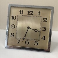 Table clock, art deco style, particularly beautiful dial - for collection or repair