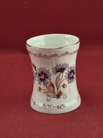 Zsolnay cornflower patterned napkin holder