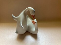 Hollóházi Porcelain Duck Pair