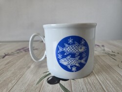 Zsolnay Porcelain Horoscope Mug - Pisces