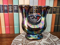 Eozin Glazed Candle Holder Stand, 1970s