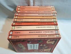 Set of 10 Jules Verne Novels