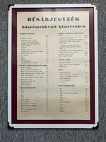 Rare: Meat Price List from the 1980s