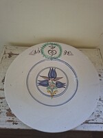Habán stílusú 32cm-es falitányér