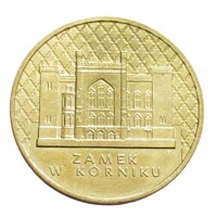 Lengyelország,2 zlote 1998 - Lengyel várak és paloták - Kórniki kastély aUNC+ ötvözet