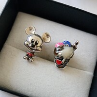 2 pcs Silver Charm Bracelets