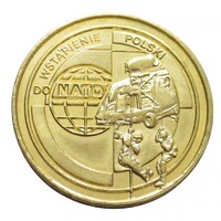 Poland, 2 zloty 1999 - Path to Freedom - NATO accession aUNC+ alloy