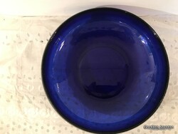OFFER - GLASS - COBALT BLUE - 25 x 7 cm - VERY THICK - PERFECT