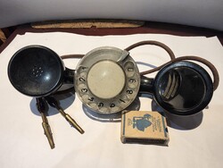 Retro Military Bakelite Signal Phone CB35 as Telecommunication Decor