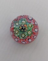 Hollóházi Millefiori Leaf Paperweight