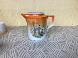 Zsolnay gilded, luster glaze pitcher