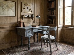 Provence Vintage Desk with Chair