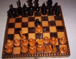 Old Soviet Wooden Chess Set