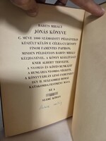 Babits Mihály : Jónás könyve  számozott , aláírt