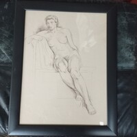 Jeno Gábor (1893-1968) Nude from the 1940s