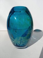 Original Signed Maltese Mdina Art Glass Studio Glass Vase Michael Harris