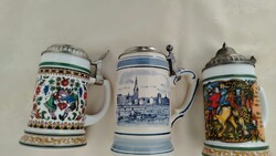 3 pcs Collector's Beer Mugs