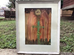 Kövesárki's painting Ferenc - Big City.