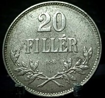 Magyarország 20 fillér, 1920 F02D3