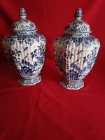 Hollóházi Decorative Faience Urn Vase from the Early or Mid 19th Century