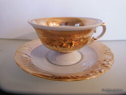COFFEE SET - GILDING - MARIAZELL - OLD - PORCELAIN - 1 dl cup + 13 cm saucer