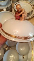 Bavarian Porcelain Dinnerware Set, 56 pieces