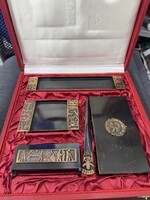 Extremely Rare Socialist Desk Set in Original Gift Box