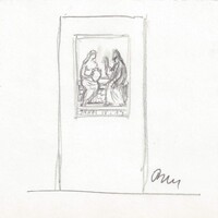 Miklós Borsos - 11.5 x 11.5 cm pencil, paper