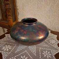 Zsolnay körpecsétes eozin Ufo váza! 1899!