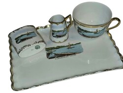Kiskunhalasi Antique Porcelain Memorial Set