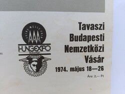 BNV site plan map 1974 - Spring Budapest International Fair Hungexpo (Price: 2,- Ft)