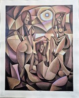 Leo Vinkó - The transformation of a sunset into shapes 66 x 53 cm c-print, handmade paper