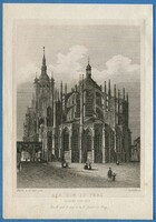 Prague, Small Series of Steel Engravings (10 pcs.) from the late 1840s