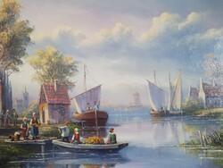 Fehérvári Zoltán olajfestménye (30x50-es)