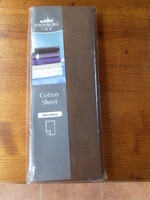 Chocolate Brown Bed Sheet 150x250 KRONBORG LUX