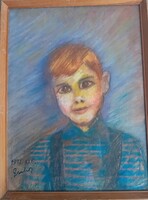 Gráber signed : Boy portrait