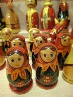 Original Russian-made, rare, folk-style chess
