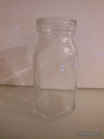 MILK GLASS BOTTLE - 2.5 dl - 14 x 7 cm - BEAUTIFUL - NON-SCRATCHED - PERFECT