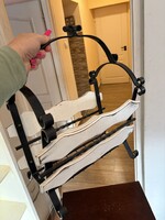 Wrought Iron Wooden Hinge Magazine Holder, Nice, 16000 HUF, for sale in BP/17 district