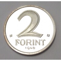Hungary, 2 Forint 1946 PP - Masterpieces in Silver UNC+ Silver 10.86g 999