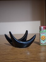 Porcelain art deco black napkin holder. Flawless.