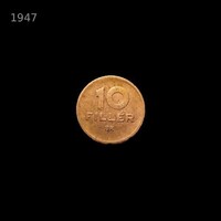MAGYARORSZÁG - 10 FILLÉR   1947 - IGAZ TÖRTÉNELMI "VÁLTÓPÉNZ" Olvass!