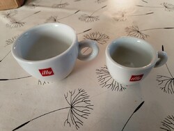 Illy , Matteo Thun tervezte, cappuccino és kávé csésze együtt