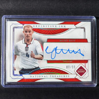Nicky Butt 2022 Panini National Treasures Definitive Ink On Card Autograph /99 #DI-NBT